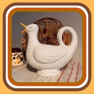 RARE ceramic hand-painted duck jug by Rosenthal Netter for Amram’s Toronto